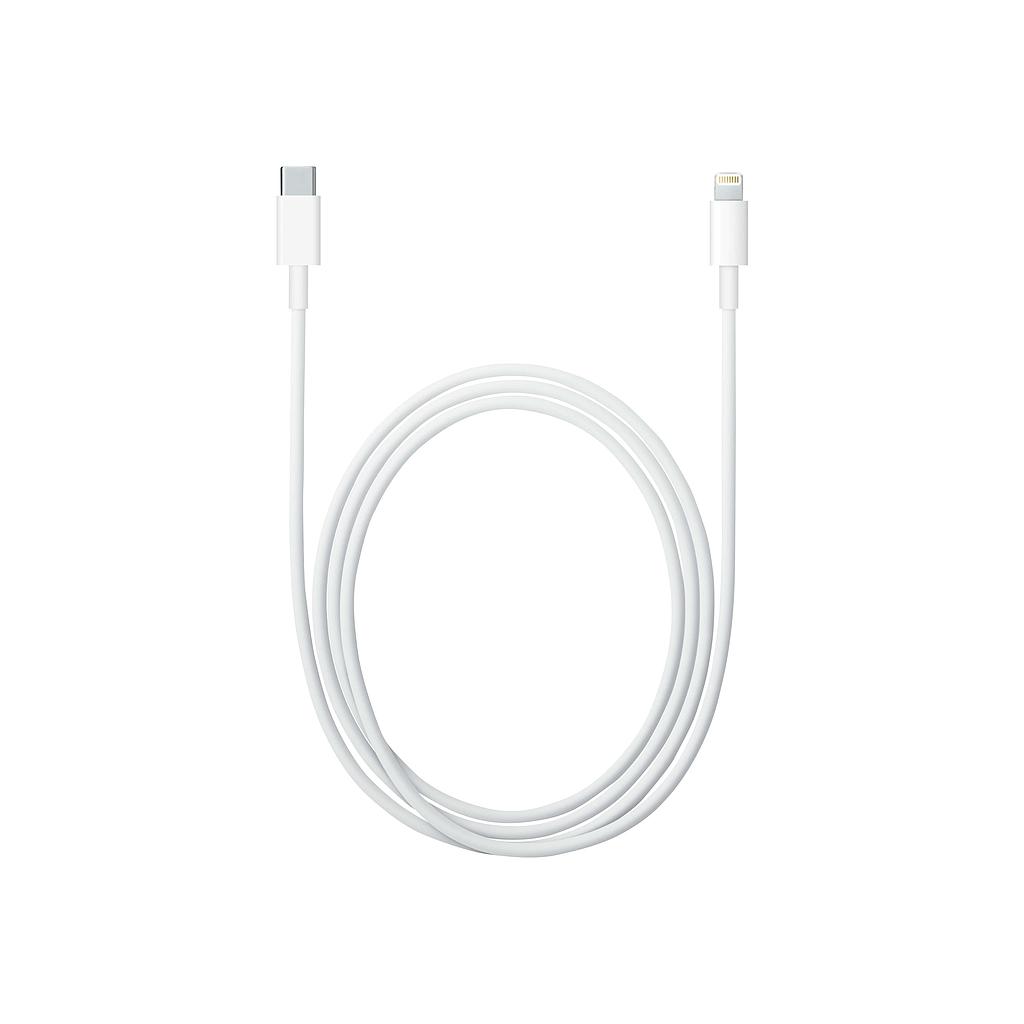 Apple Lightning naar USB-C kabel, 1m Wit