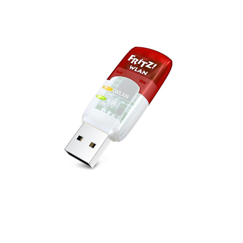 AVM FRITZ!WLAN USB Stick AC 430 - Network adapter - USB 2.0 - 802.11b, 802.11a, 802.11g, 802.11n, 802.11ac