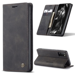 [A415-08] Samsung Galaxy A41 hoesje - Wallet Book Case - Magneetsluiting - Zwart