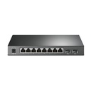 TP-LINK T1500G-10PS(TL-SG2210P) Managed L2/L4 Gigabit Ethernet (10/100/1000) Zwart  (PoE)