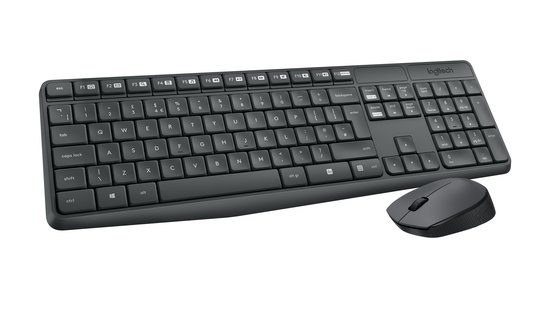 Logitech MK235 wireless Keyboard + Mouse Combo Grey - INTNL (US)