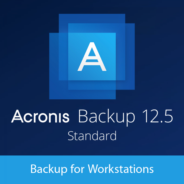 Acronis Backup 12.5 Standard for Workstation
