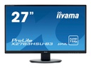 [X2783HSU-B3] IIYAMA ProLite X2783HSU-B1 68.5cm 27inch AMVA LED VGA HDMI DVI USB 300cd/m² Full HD 16:9 black