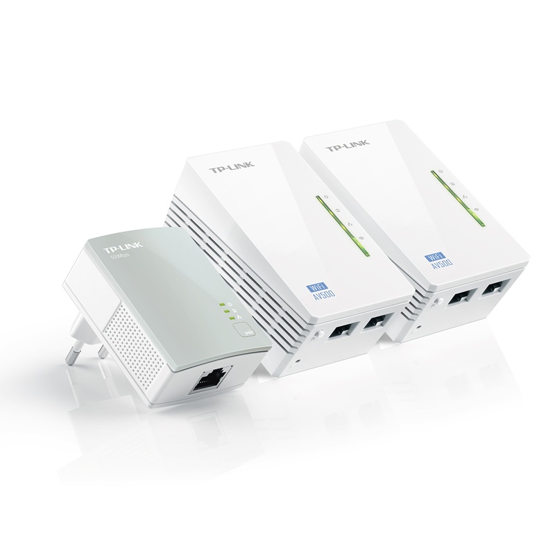 TP-Link Powerline Extender Starter Kit 300 Mbps AV500 Wireless N (TL-WPA4220 KIT) (kopie)