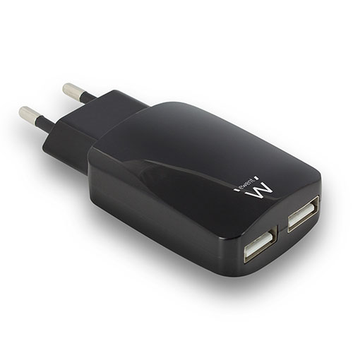 Ewent EW1302 2-Poorts Smart USB Lader 2.4A (kopie)