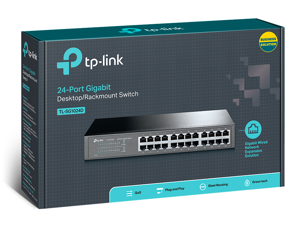 TP-LINK TL-SG1016D 16-Port Gigabit Desktop Switch (kopie)