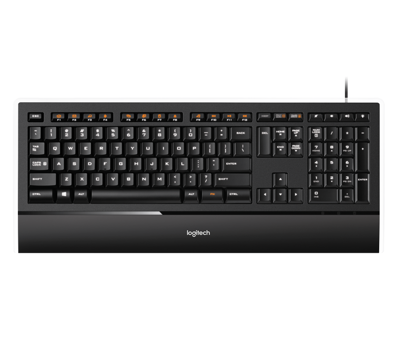 Logitech Illuminated K740 Keyboard US International qwerty (kopie)