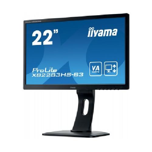 iiyama XB2483HSU-B1 24 inch Full HD monitor hoogte verstelbaar, kantelbaar, pivot
