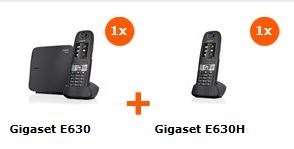 GIGASET S650 IP PRO (N510 IP PRO base en S650H) (kopie)