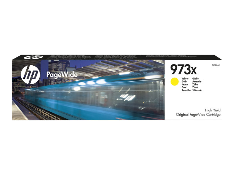 HP 973X - hoog rendement - geel - origineel - PageWide - inktcartridge