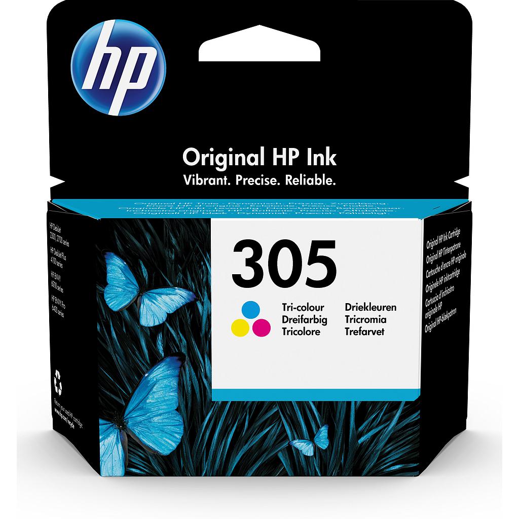 HP 305 - driekleur op verfbasis - origineel - inktcartridge