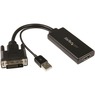 StarTech.com DVI to HDMI Video Adapter with USB Power and Audio