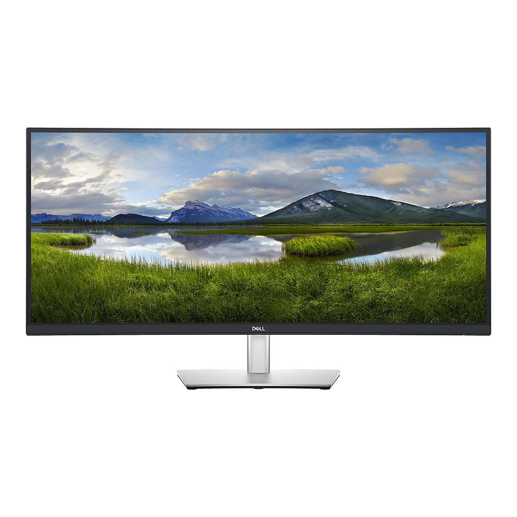 Dell P3421W - 34.1 in monitor - 3440 x 1440 Pixels - Quad HD - LCD - 8 ms - Zwart - Zilver