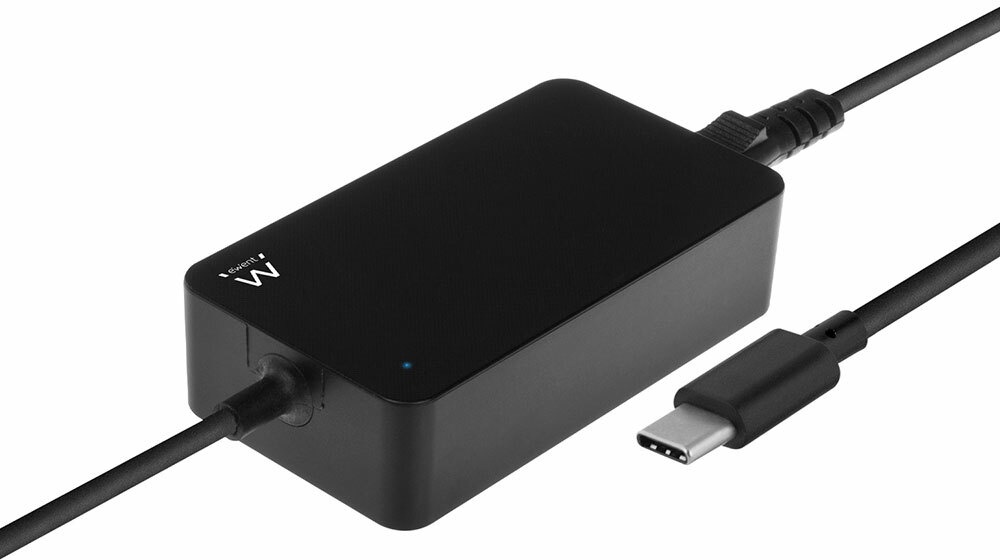 Ewent EW3981 USB-C notebook charger with Power Delivery profiles 45W