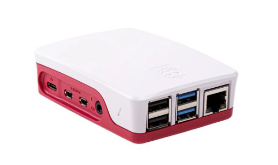 Raspberry Pi4 Case Red White