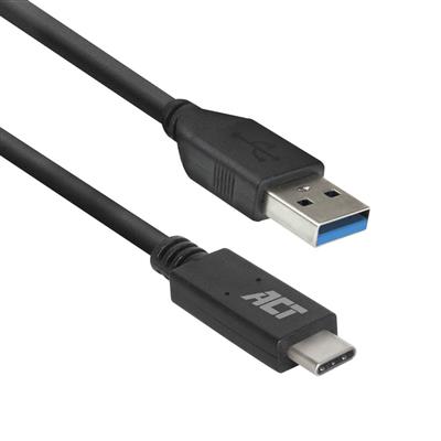 ACT USB 3.2 Gen1 aansluitkabel A male - C male 2 meter