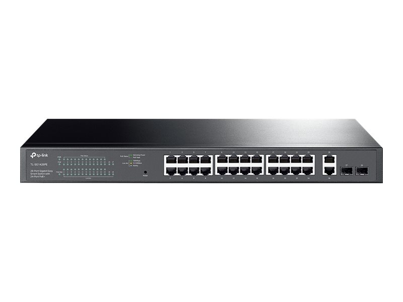 TP-LINK TL-SG1428PE netwerk-switch Gigabit Ethernet (10/100/1000) Power over Ethernet (PoE) Zwart