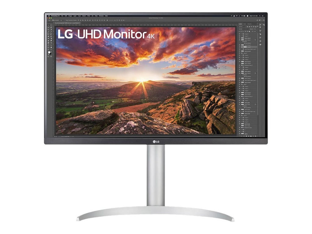 LG 27UP85NP-W 27 inch 4K monitor zwart