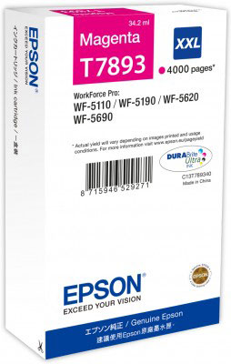 Epson T7893 Magenta inktjet cartridge XXL WorkForce Pro