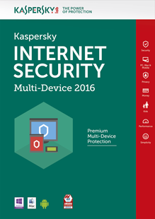 Kaspersky Internet Security Multi Device 2016 1-PC 1 jaar verlenging 