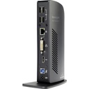 KENSINGTON USB Docking Station for Notebook - Black - 6 x USB Ports - Network (RJ-45) - HDMI - DVI