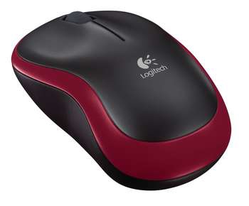 Logitech Wireless Mouse M185 (Rood)