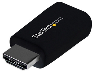 STARTECH  StarTech.com Compact HDMI to VGA Adapter Converter  1920x1200/1080p - 1 x HDMI Male Digit