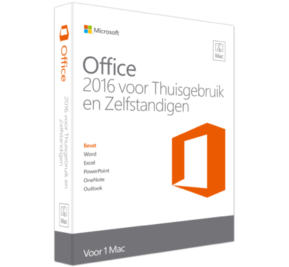 Microsoft Office voor MAC Thuisgebruik & Zelfstandigen 2011 1-PC  (kopie)