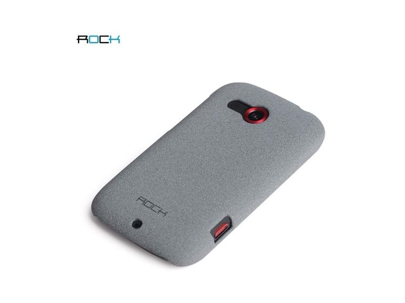 Rock Cover Quicksand HTC Desire C Light Grey voor HTC Desire C 