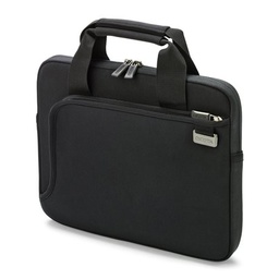 [D31180] DICOTA SmartSkin for 13-14,1 inch notebooks - neoprene sleeve - black - frontbag with zipper for accessories