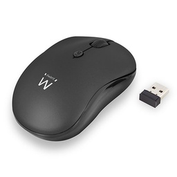 [EW3232] Ewent Draadloze muis, USB nano ontvanger, 800 tot 1600 dpi, zwart (EW3232)