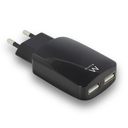 [EW1312] Ewent EW1302 2-Poorts Smart USB Lader 2.4A (kopie)
