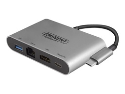 [AB7872] Eminent USB Type-C 4K Multiport Dock met HDMI, USB Type-A, Ethernet en USB Type-C