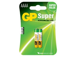 [GP25A-24E2] GP Super Alkaline AAAA blister 2 