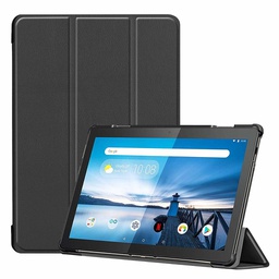 [X605-1] Lenovo Tab M10 hoes - Tri-Fold Book Case (TB-X605 & TB-X505) - Black