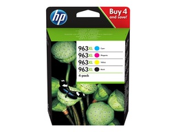 [3YP35AE#301] HP 963XL 4-pack - zwart, geel, cyaan, magenta - origineel - inktcartridge