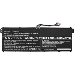 [MBXAC-BA0087] CoreParts Notebook Battery for Acer 36.6Wh Li-ion 7.7V 4.45Ah 