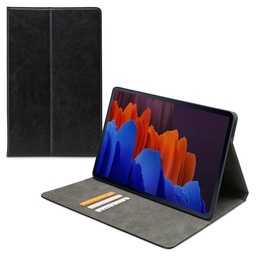 [MOB-PFCB-GALTABS7P124] Mobilize Premium Folio Case Samsung Galaxy Tab S7+/S7 FE/S8+ 12.4 Black
