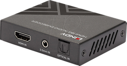 [LINDY38203] LINDY 38203 HDMI-audio-Embedder, 18 Gbit/s, 4K 60 Hz