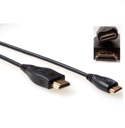 [AK3670] ACT HDMI High Speed with Ethernet 0.5m HDMI-A male - HDMI-C male