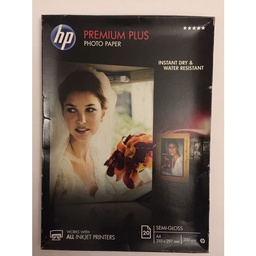 [1PCR673A] HP Premium Plus Photo Paper - Semi-gloss photo paper - A4 (210 x 297 mm) - 300 g/m2 - 20 sheet(s)