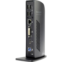[K33972EU] KENSINGTON USB Docking Station for Notebook - Black - 6 x USB Ports - Network (RJ-45) - HDMI - DVI