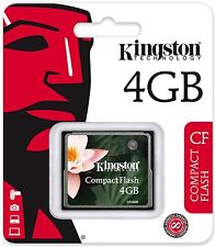 Kingston CF/4GB 4 GB CompactFlash (CF) Card - 1 Card/1 Pack