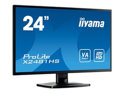 [X2481HS-B1] IIYAMA ProLite X2481HS-B1 60cm 23,6inch TFT LED 1920 x 1080 16:9 VGA DVI HDMI 250cm/m² 6ms speaker black